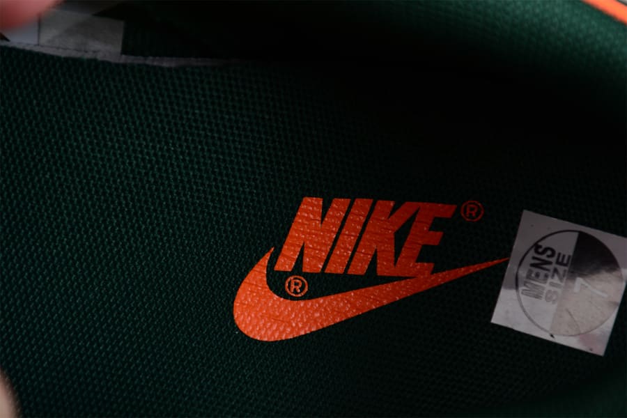 Tênis Nike Dunk Low Miami Hurricanes