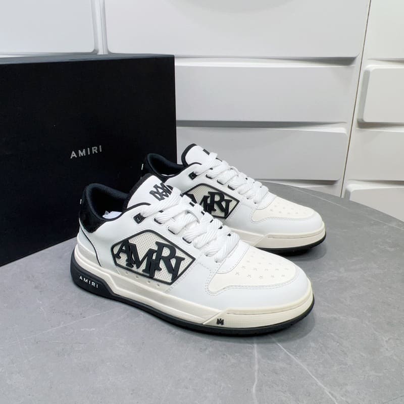 Tênis Amiri Classic Low Black White