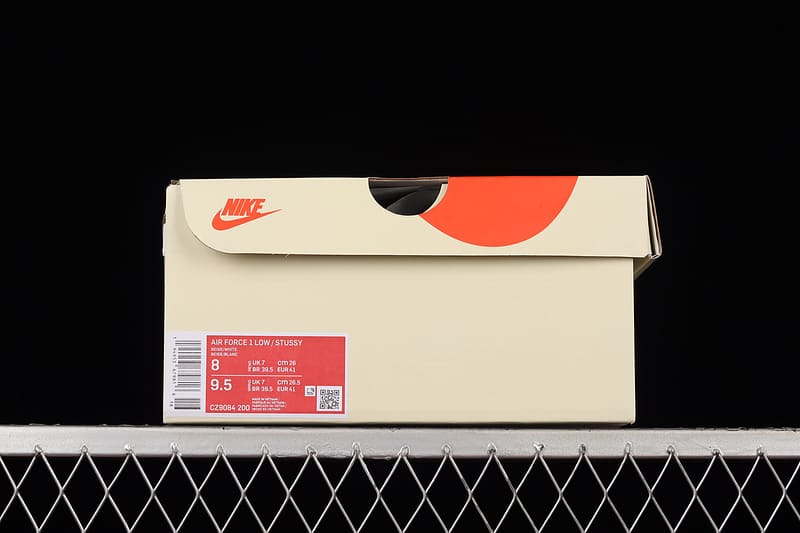 Tênis Nike x Stussy Air Force 1 Low Fossil Stone