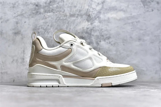 Tênis Louis Vuitton LV Skate Sneaker Beige White