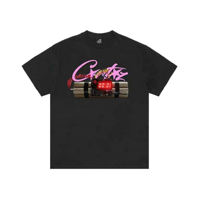 PRONTA ENTREGA - Camiseta Corteiz No time 4 Luv Preta