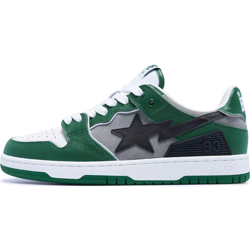 Tênis A Bathing Ape Bape SK8 Sta Green