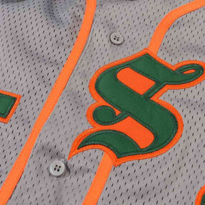 Camiseta Supreme Old English Baseball Jersey Grey