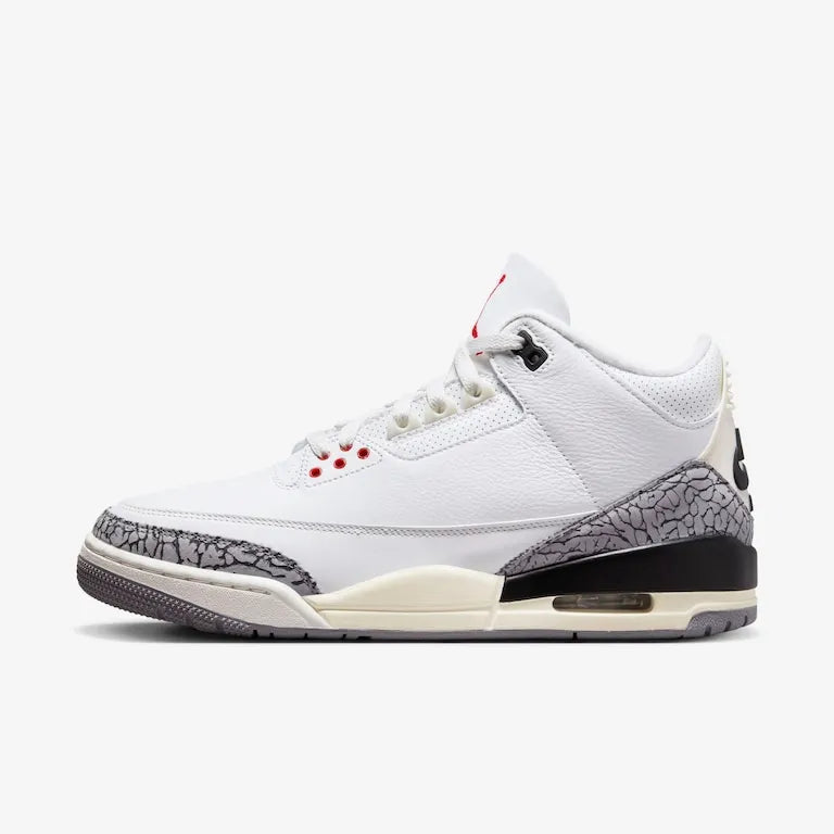 Tênis Air Jordan 3 Retro White Cement Reimagined