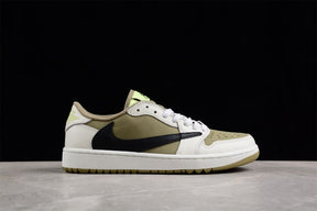 Tênis Air Jordan 1 x Travis Scott Low Golf Neutral Olive