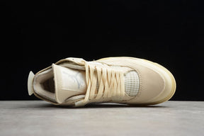 Tênis Air Jordan 4 Retro x Off-White Sail