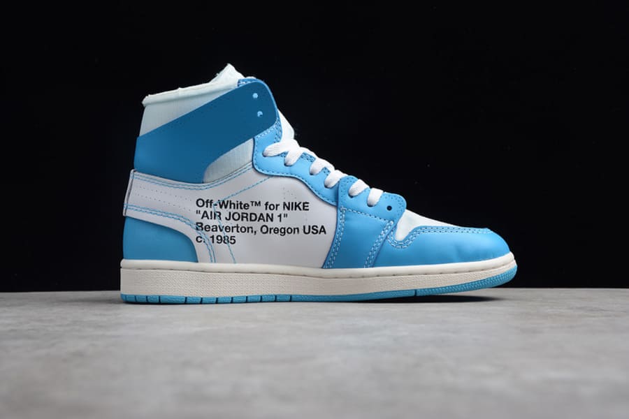 Tênis Air Jordan 1 High x Off-White UNC