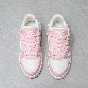 Tênis Louis Vuitton LV Trainer Rose Pink