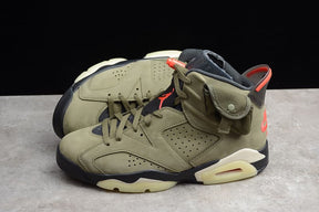 Tênis Air Jordan 6 Retro Travis Scott "Olive"