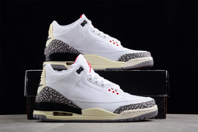 Tênis Air Jordan 3 Retro White Cement Reimagined