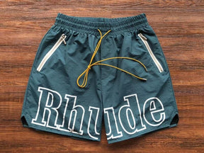 Shorts Rhude Logo Green