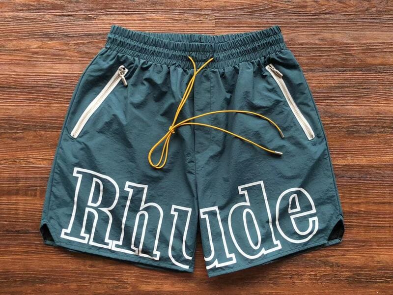 Shorts Rhude Logo Green