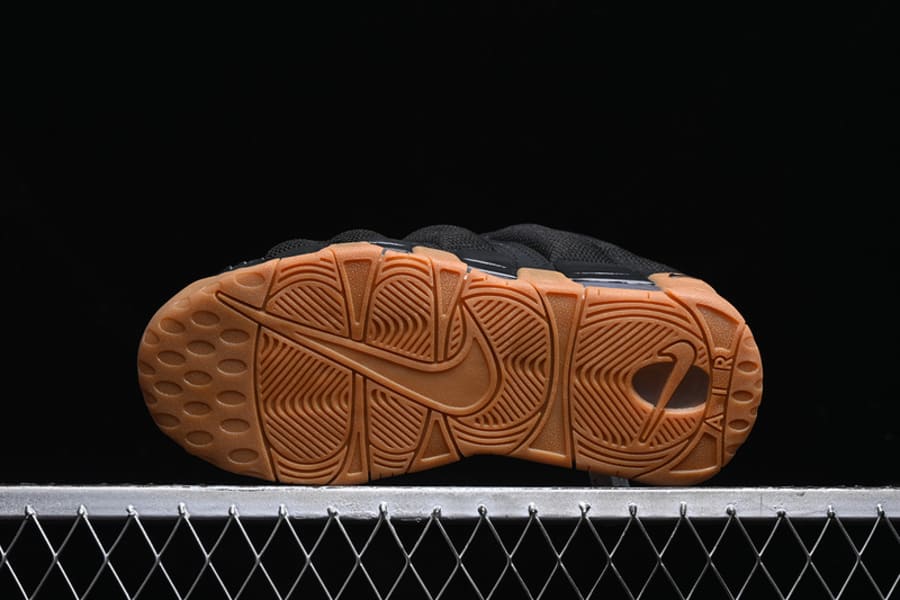 Tênis Nike Air More Uptempo Low Black Gum