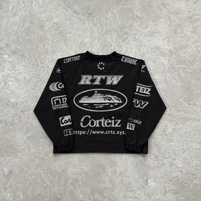 Blusa Corteiz Sponsor Training Black
