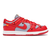 Tênis Nike Dunk Low Off-White University Red