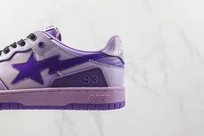 Tênis A Bathing Ape Bape SK8 Sta Purple