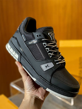 Tênis Louis Vuitton LV Trainer Black Grey