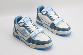 Tênis Louis Vuitton Trainer Monogram Denim