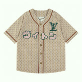 Camisa Louis Vuitton Baseball Wear Beige