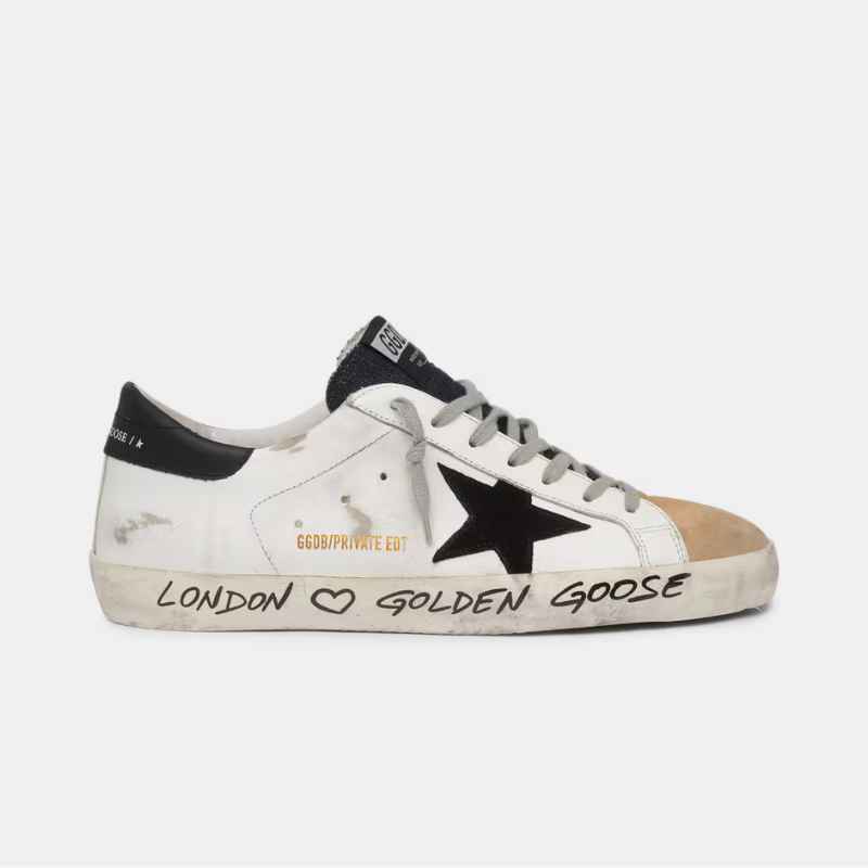 Tênis Golden Goose Super-Star 'London Golden Goose'