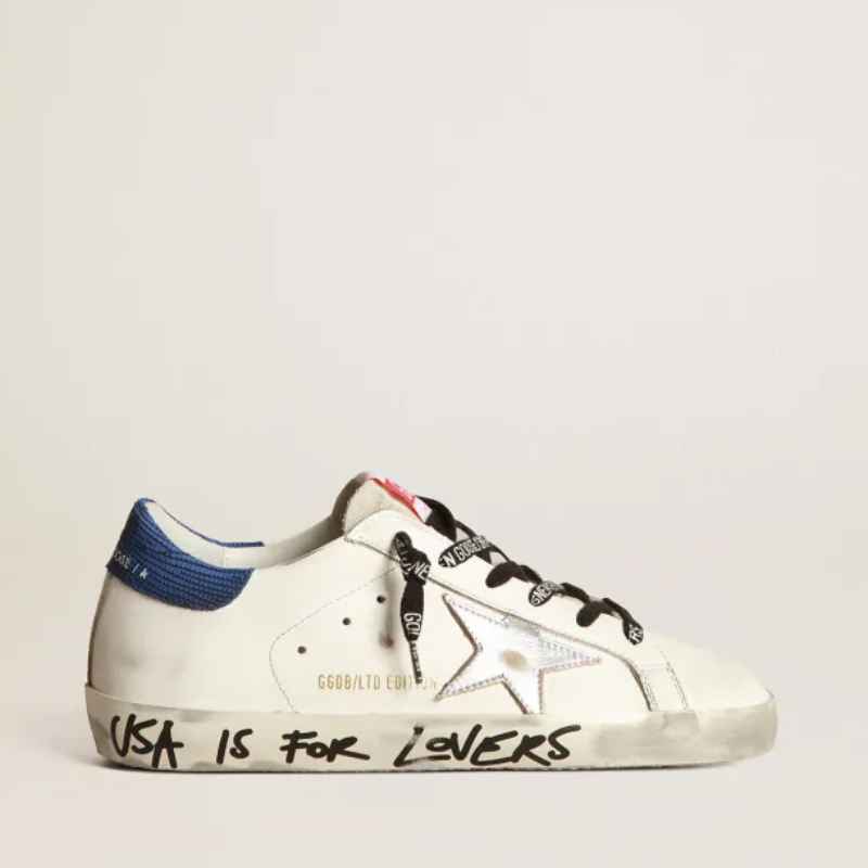 Tênis Golden Goose Super-Star 'USA Is For Lovers'