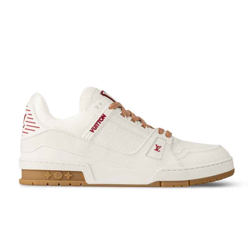 Tênis Louis Vuitton LV Trainer White Red