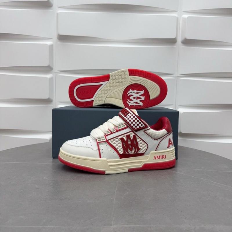 Tênis Amiri MA Skyline Logo White/Red