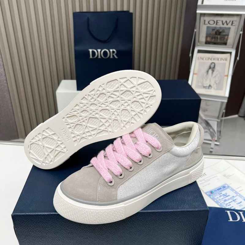 Tênis Dior B33 Grey White Oblique Jacquard
