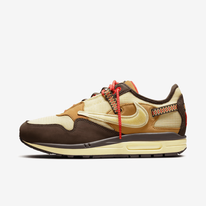 Tênis Air Max 1 x Cactus Jack RESTOCK Baroque Brown
