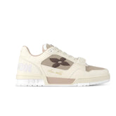 Tênis Louis Vuitton Trainer Monogram Flower Beige