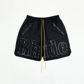 Shorts Rhude Logo All Black