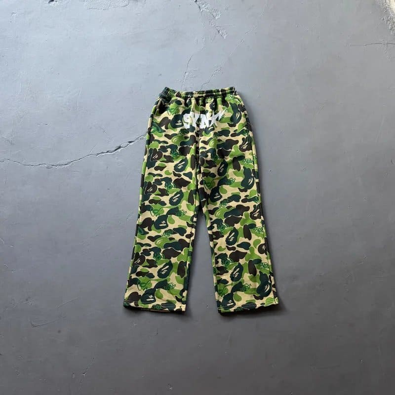 Conjunto BAPE x SYNA By Central Cee x Spotfy Shark Camo Green