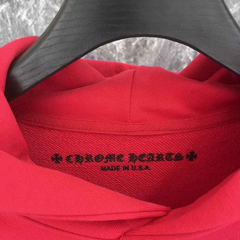 Moletom Chrome Hearts x Matty Boy Flames Vermelho