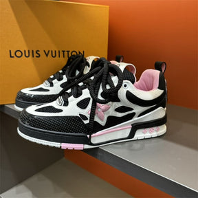 Tênis Louis Vuitton LV Skate Black Pink