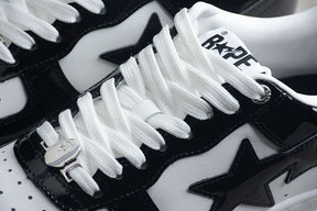 Tênis A Bathing Ape Bape Sta Low Black White