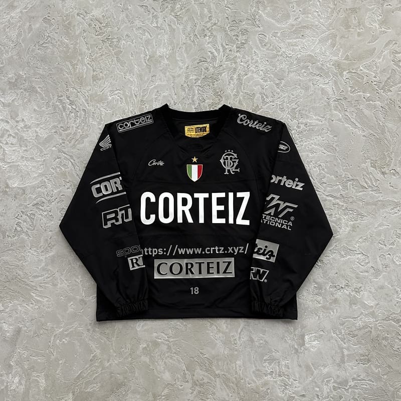 Blusa Corteiz Sponsor Training Black