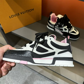 Tênis Louis Vuitton LV Skate Black Pink