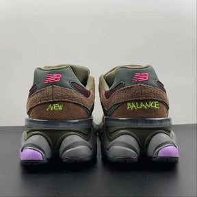 Tênis New Balance 9060 Rich Oak Burgundy
