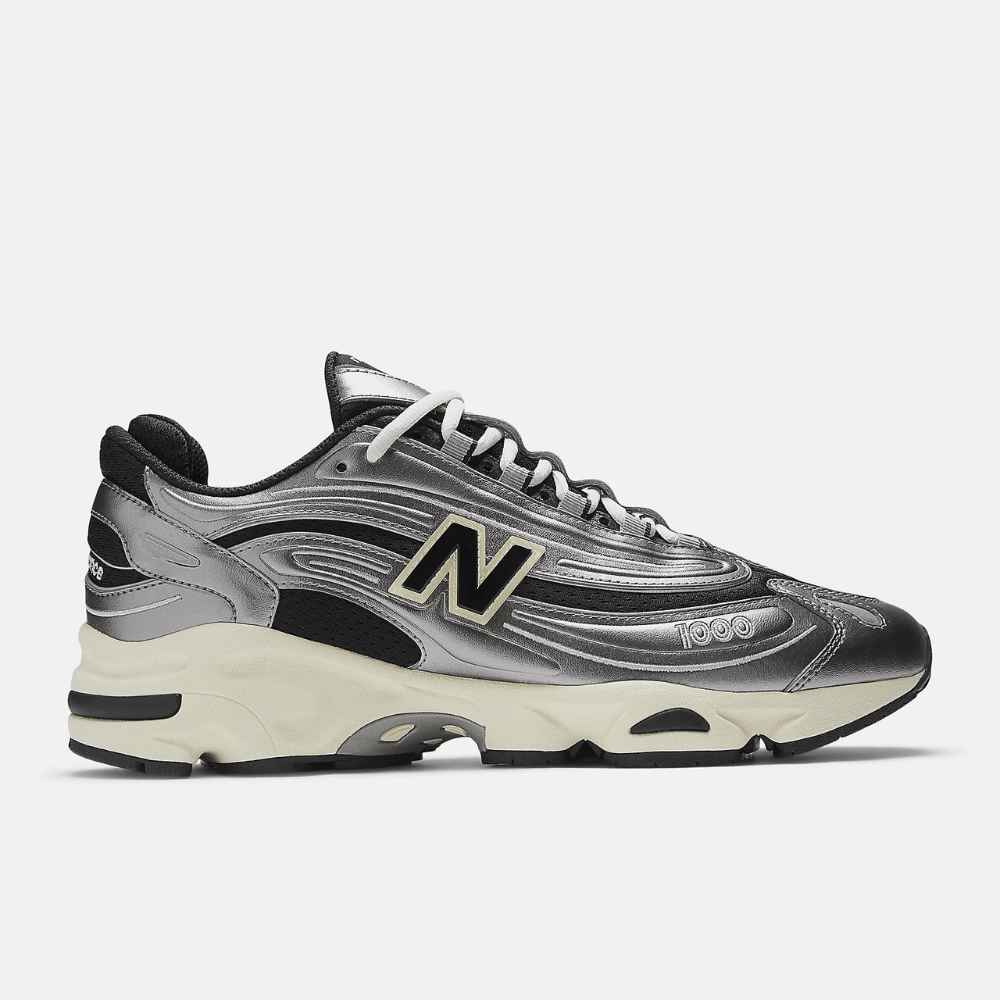 Tênis New Balance 1000 Silver Metallic Black