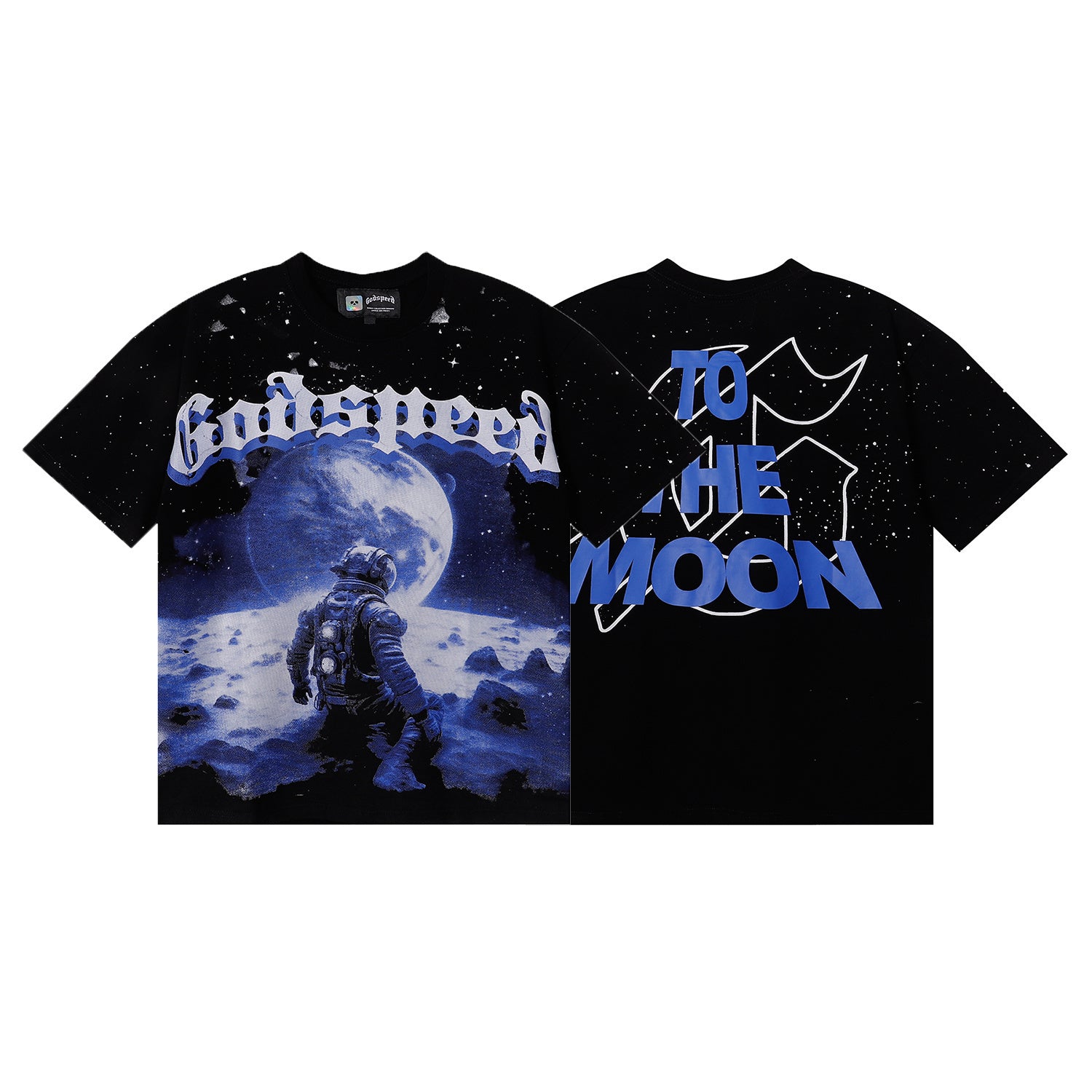 Camiseta Godspeed No Looking Back Black
