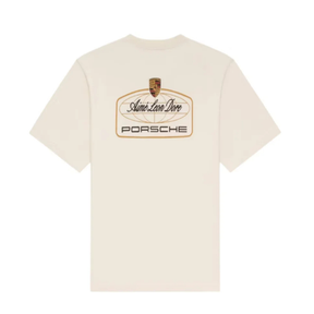 Camiseta Aimé Leon Dore x Porsche 993 Turbo Racing White Cream