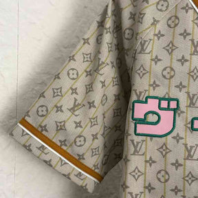 Camisa Louis Vuitton Baseball Wear Beige
