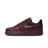 Tênis Air Force 1 Low Suede Glossy Burgundy Crush