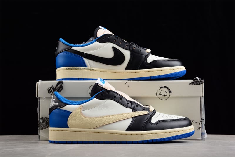 Tênis Air Jordan 1 Low Travis Scott Fragment Design