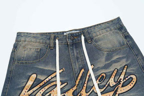 Bermuda Vale Forever Valley Logo Denim