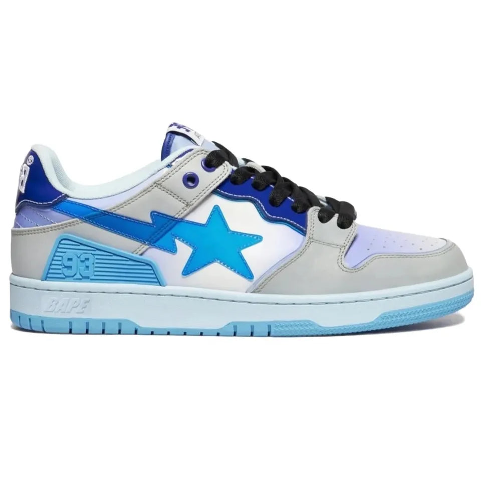 Tênis A Bathing Ape Bape SK8 Sta Blue White
