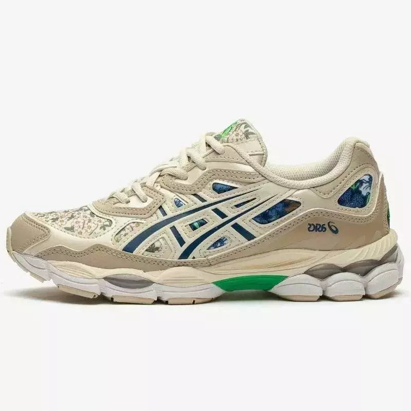 Tênis ASICS GEL-NYC - BEGE, VERDE E AZUL