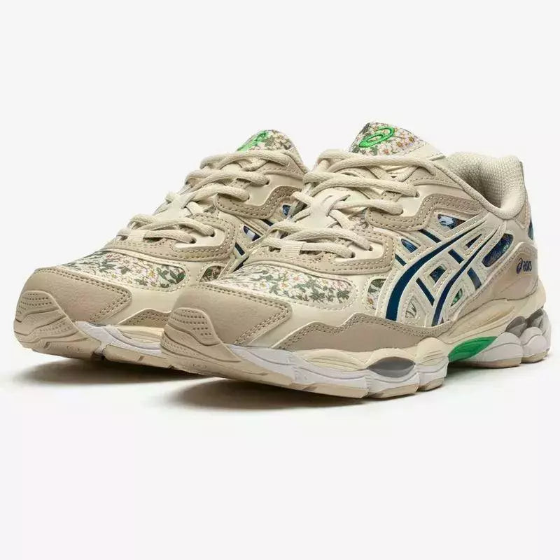 Tênis ASICS GEL-NYC - BEGE, VERDE E AZUL