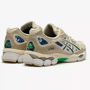 Tênis ASICS GEL-NYC - BEGE, VERDE E AZUL