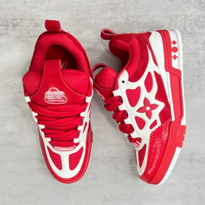 Tênis Louis Vuitton LV Skate Sneaker Red White
